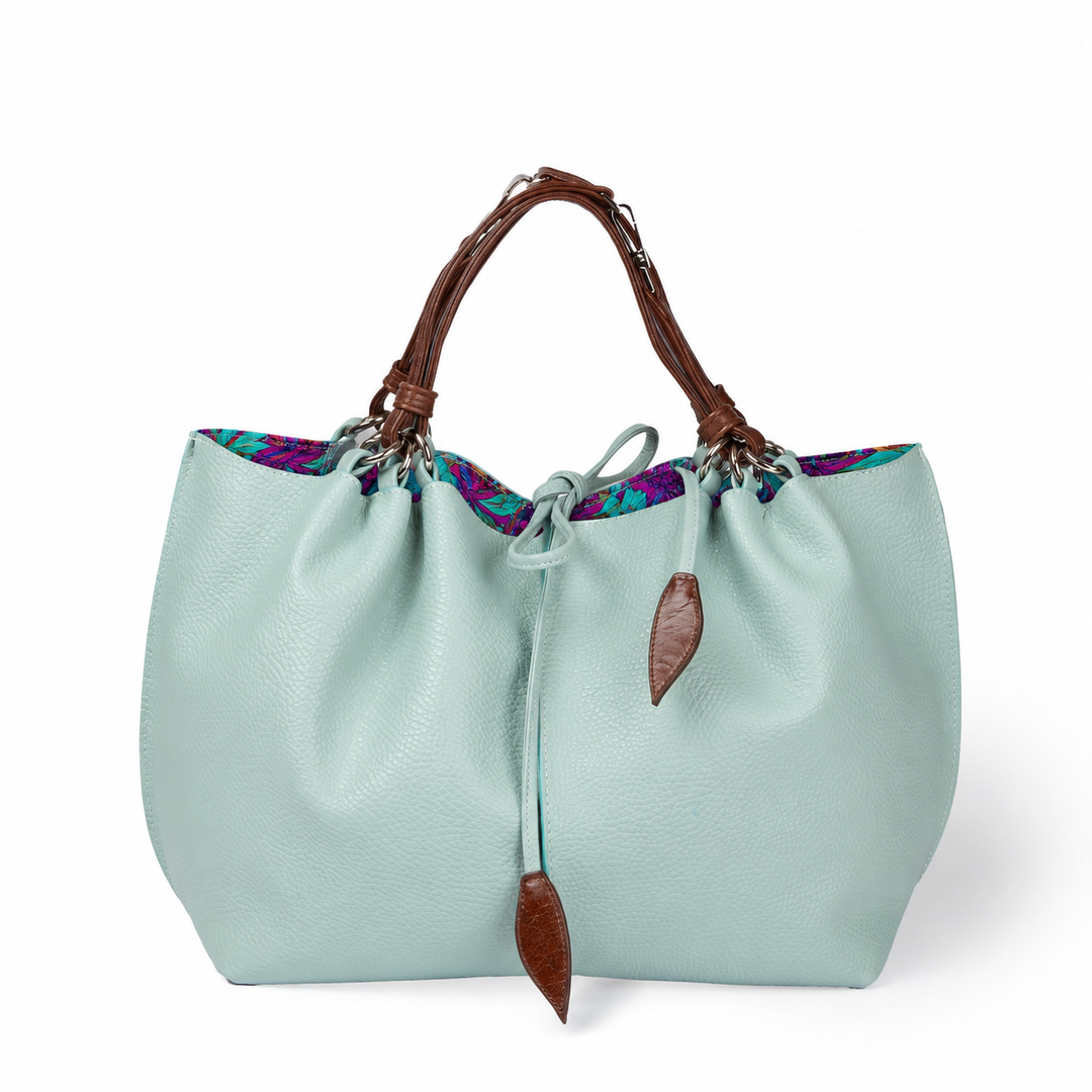 Margherita medium borsa in pelle reversibile