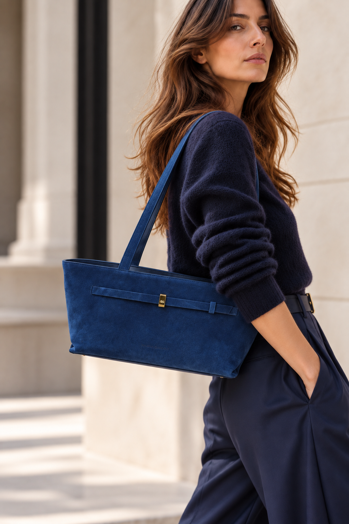 Sveva East-West – Smooth Calf Leather Shoulder Bag