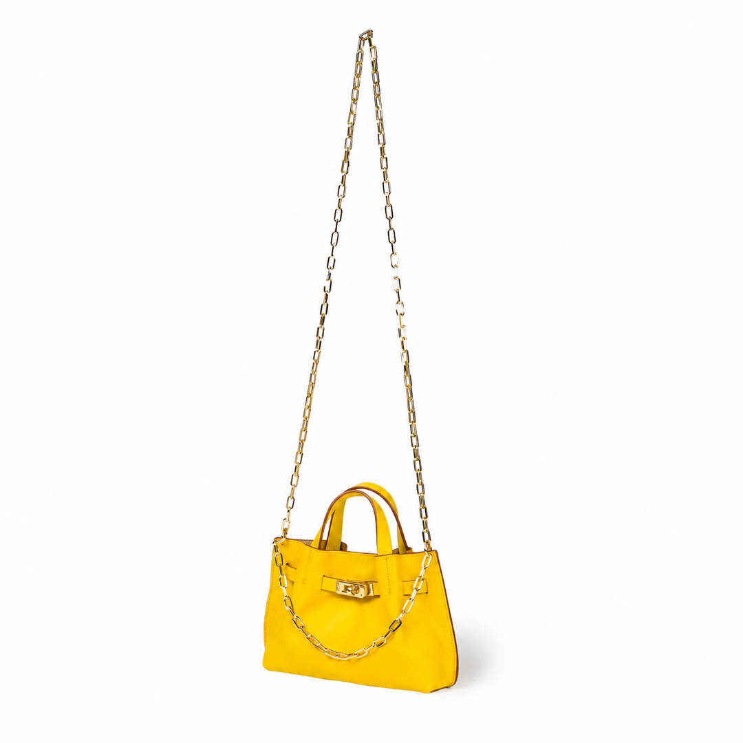 Sveva Mini – Smooth leather handbag with extendable shoulder strap