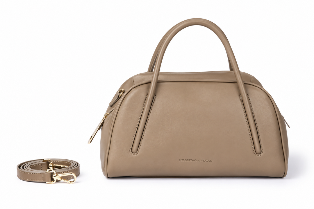 Celine Handbag – Borsa Bauletto in Vitello Liscio con Manici Incassati e Tracolla Staccabile