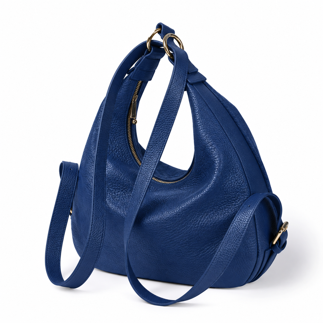 Roberta Suede – Convertible Suede & Leather Hobo Backpack