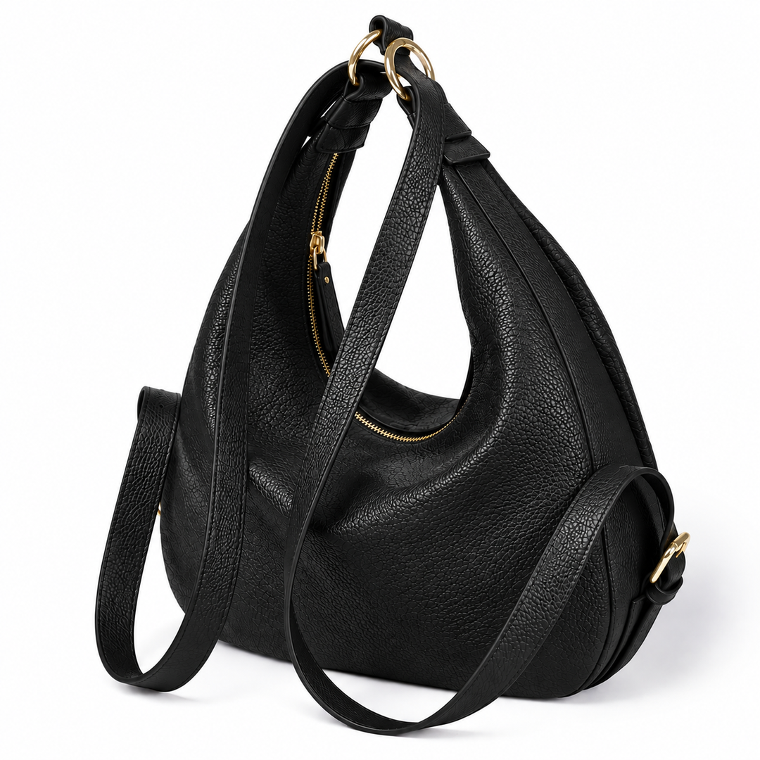 Roberta Suede – Convertible Suede & Leather Hobo Backpack