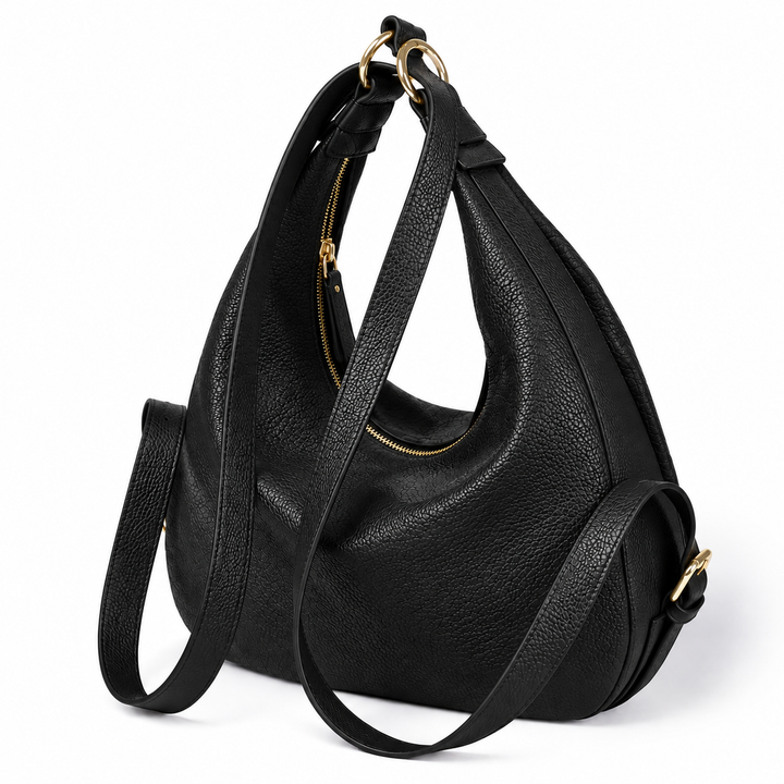 Roberta Suede – Convertible Suede & Leather Hobo Backpack