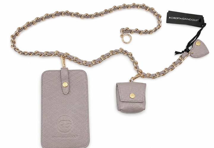 Cross Belt – Leather Belt and Crossbody with Phone Holder and AirPods Holder