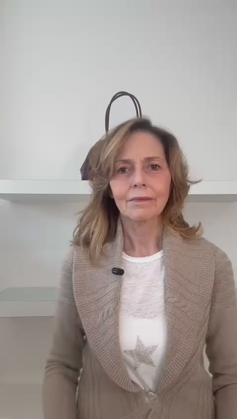 Alina Smooth Bowling in pelle liscia con manici regolabili