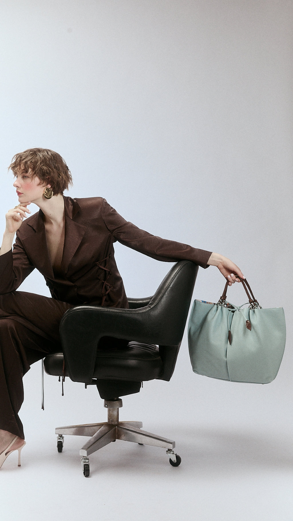 Margherita Large reversible leather handbag