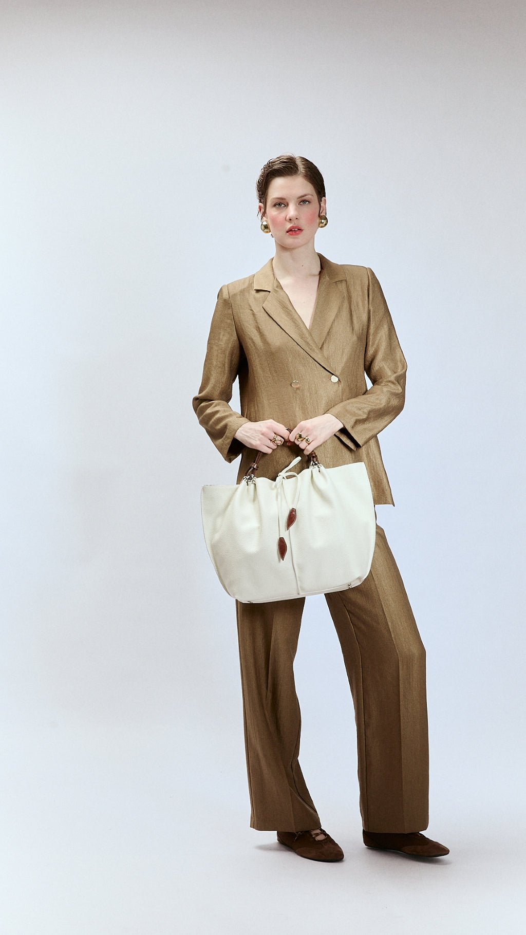 Margherita Large reversible leather handbag