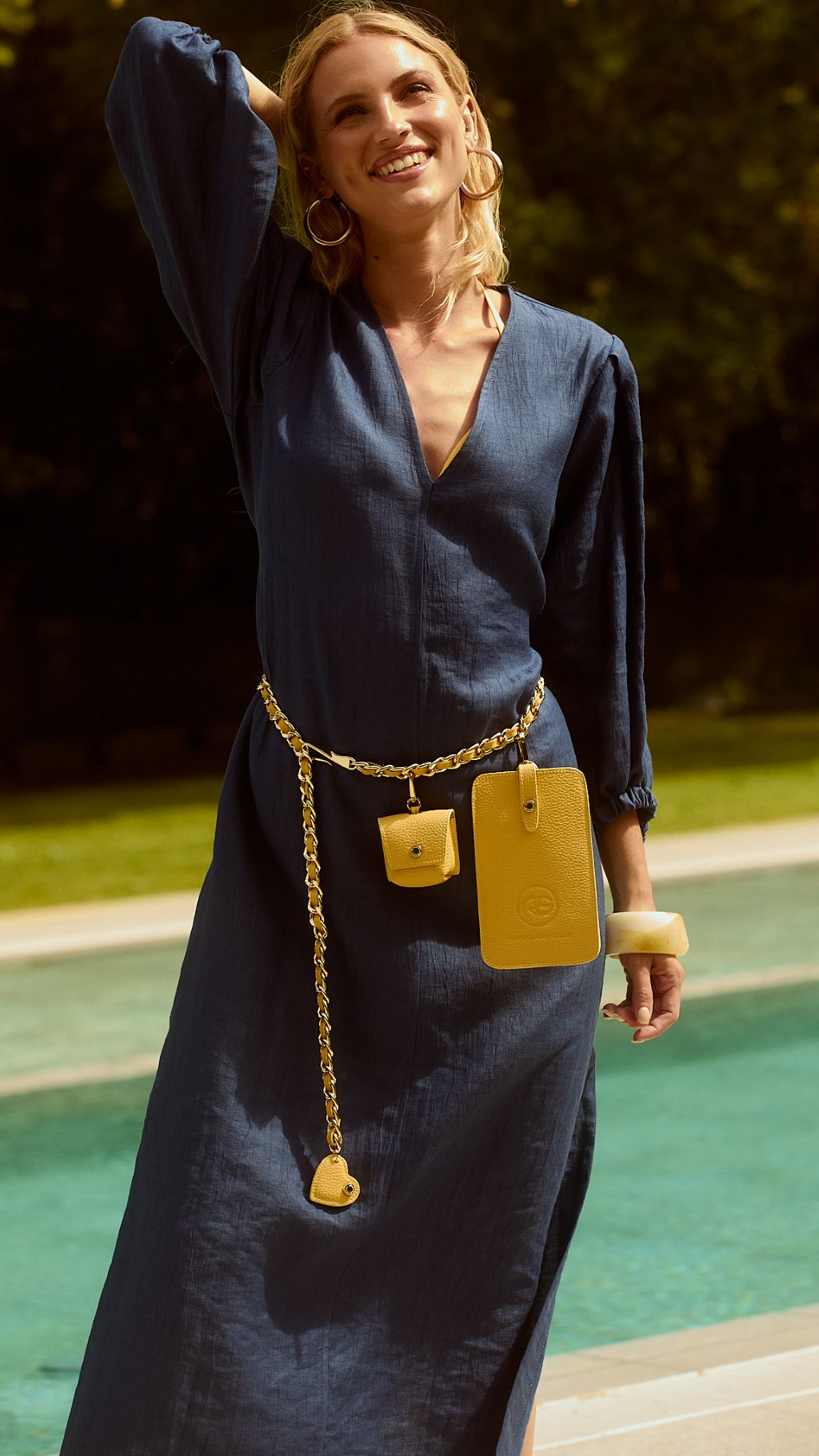 Cross Belt – Leather Belt and Crossbody with Phone Holder and AirPods Holder