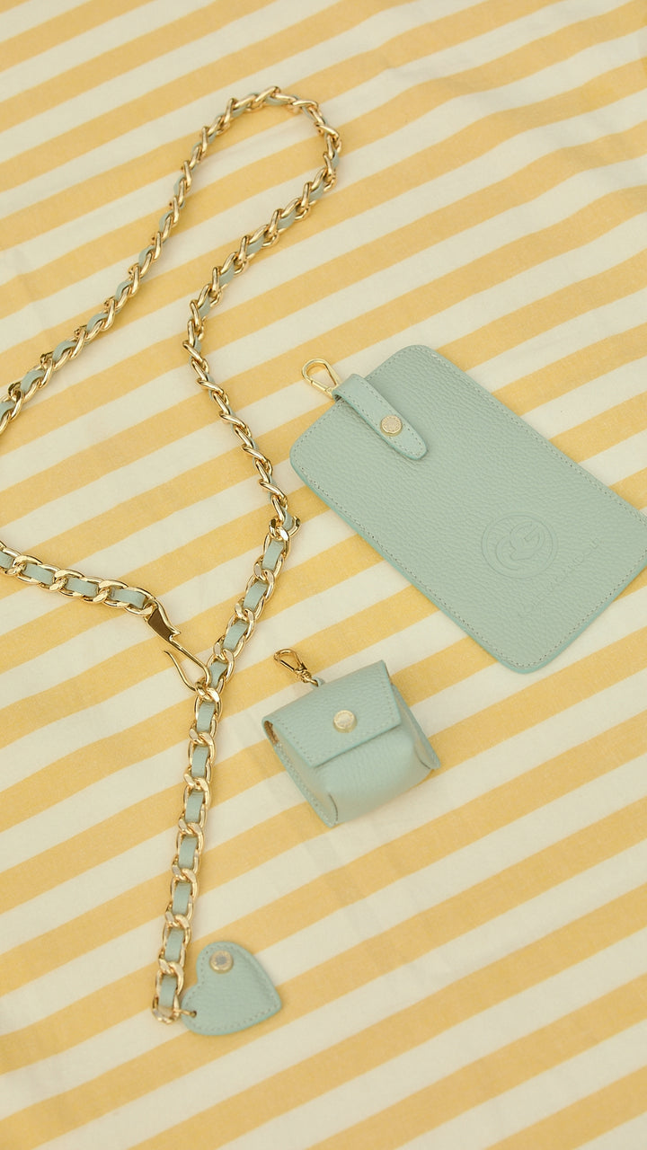 Cross Belt – Cintura e Crossbody in Pelle con Porta Telefono e Porta AirPods