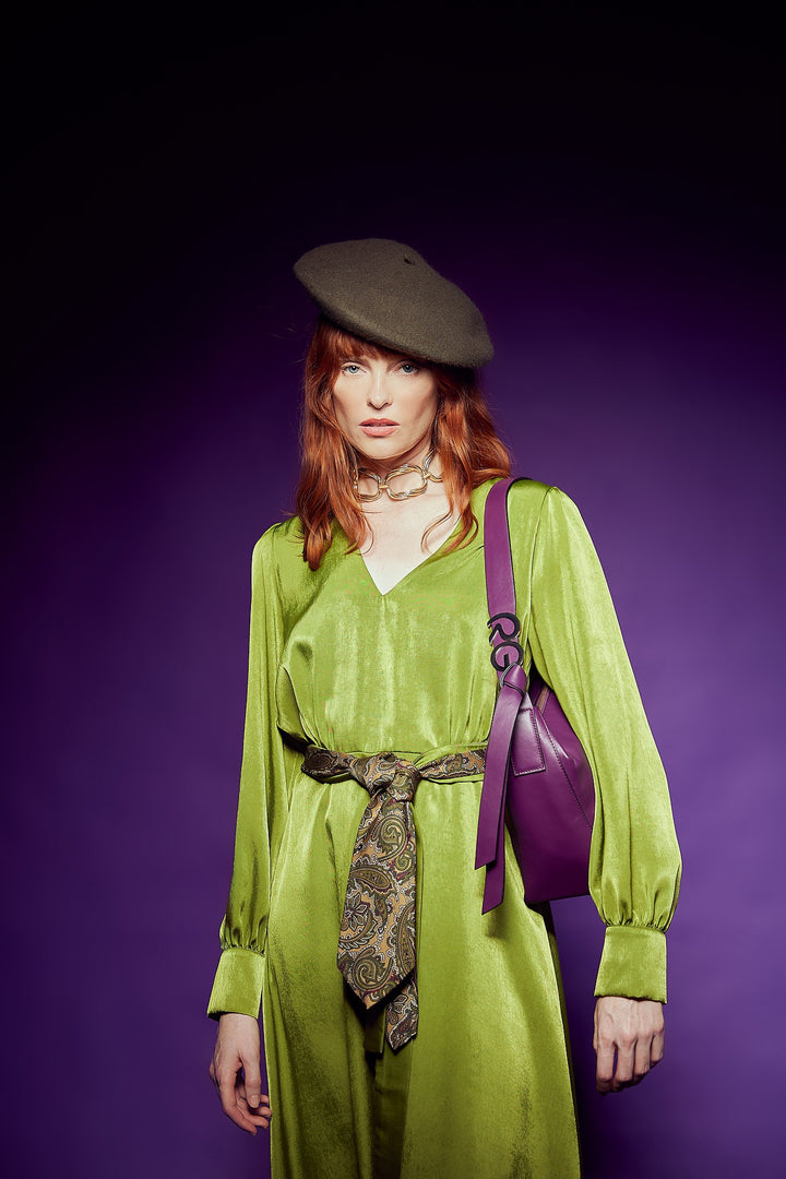Dafne hobo in morbida pelle di vitello