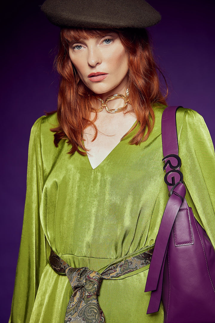 Dafne hobo in morbida pelle di vitello