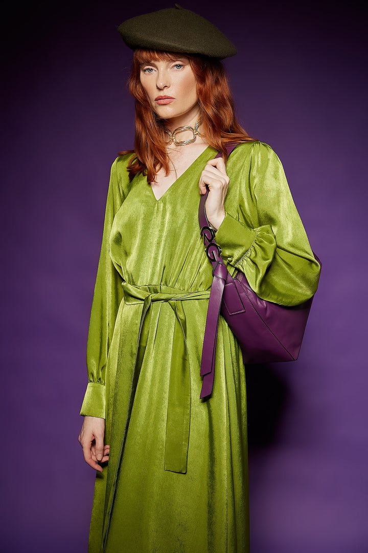 Dafne hobo in morbida pelle di vitello